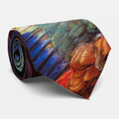 WING FEATHERS OF THE EUROPEAN ROLLER KRAWATTE (Gerollt)