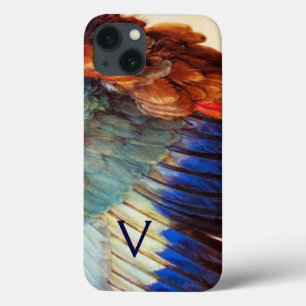 WING FEATHERS OF THE EUROPEAN ROLLER MONOGRAM Case-Mate iPhone HÜLLE