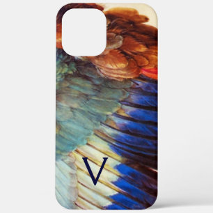 WING FEATHERS OF THE EUROPEAN ROLLER MONOGRAM Case-Mate iPhone HÜLLE