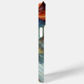 WING FEATHERS OF THE EUROPEAN ROLLER MONOGRAM Case-Mate iPhone HÜLLE (Rückseite / Rechts)