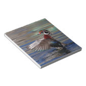 Wing Flapping Wood Duck Notizblock (angewinkelt)