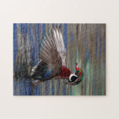 Wing Flapping Wood Duck Puzzle (Horizontal)