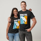 Wing Foil Retro Wing Surfer Foil T-Shirt (Unisex)