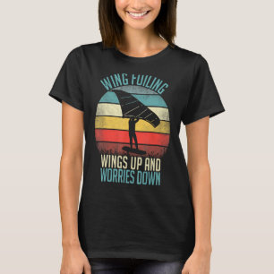 Wing-Foil Wing Surf Wingfoiling Folie Foilboar T-Shirt