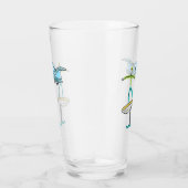 Wing Foiling Stickman Glas (Rechts)