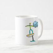 Wing Foiling Stickman Kaffeetasse (VorderseiteRechts)