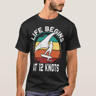 Wing Foiling Surfen Wing Surf Surfer Wasser T-Shirt