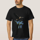 Wing It Black T - Shirt (Vorderseite)