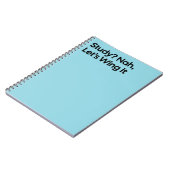 Wing It Funny Study Notebook Notizblock (Linke Seite)