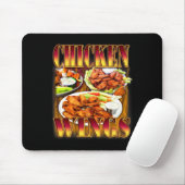 Wing Lover Bootleg Rap CDs Ästhetik 90er Funny Chi Mousepad (Mit Mouse)