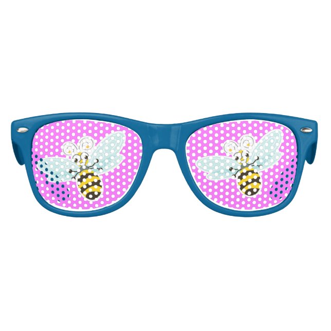Wing-Nutz™_Bumble Bee (Buzz)_sweet & fun_Bee Cool! Partybrille (Vorderseite)
