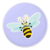 Wing-Nutz™_Bumble Bee (Buzz)_Sweet & Fun Dekoratio Keramikknauf (Vorderseite)