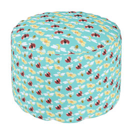 Wing-Nutz™_Fluttering Buddies_ muster_aqua Brise Hocker