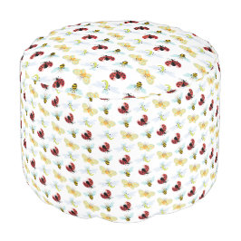 Wing-Nutz™_Fluttering Buddies_ muster_weiß Hocker