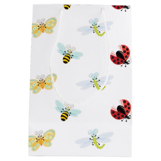 Wing-Nutz™_Fluttering Buddies_pattern Mittlere Geschenktüte (Rückseite)