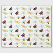 Wing-Nutz™_Fluttering Buddies_pattern_Party time Geschenkpapier (Flach)