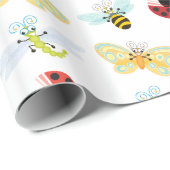 Wing-Nutz™_Fluttering Buddies_pattern_Party time Geschenkpapier (Rolleneckpunkt)