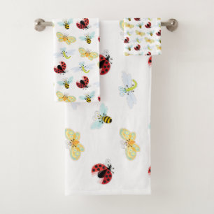 Wing-Nutz™_Fluttering Buddies_sweet u. niedliche Badhandtuch Set