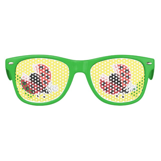 Wing-Nutz™_Ladybug (Dotty)_Party time_cool kid Partybrille (Vorderseite)