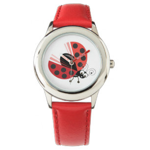 Wing-Nutz™_Ladybug (Dotty)_ süß & lustig Armbanduhr