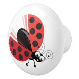Wing-Nutz™_Ladybug (Dotty)_Sweet & Fun Dekoration Keramikknauf