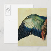 Wing of a Blue Roller, 1512 Postkarte (Vorne/Hinten)