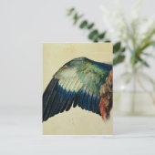 Wing of a Blue Roller, 1512 Postkarte (Stehend Vorderseite)