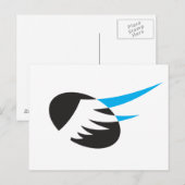 Wing Postcard Postkarte (Vorne/Hinten)