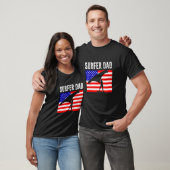 Wing Surf Vater Usa Wing Foiler T-Shirt (Unisex)