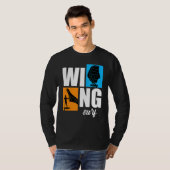 Wing Surf Wingfoil Wingsurf Retro T-Shirt (Vorne ganz)
