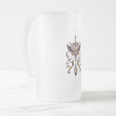 Wing Sword Beer Glass Mattglas Bierglas (Vorderseite Links)
