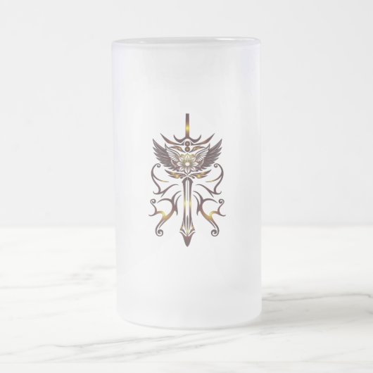 Wing Sword Beer Glass Mattglas Bierglas (Mittel)