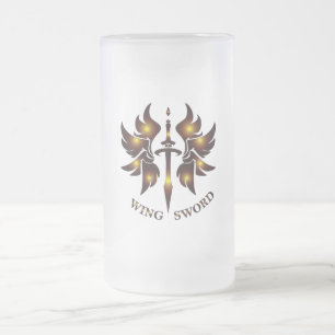 WING SWORD Bierglas Mattglas Bierglas
