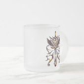 Wing Sword Glass Mug Mattglastasse (VorderseiteRechts)