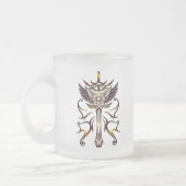 Wing Sword Glass Mug Mattglastasse (Links)