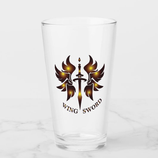 WING SWORD Trinkglas Glas (Vorderseite)