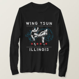 Wing Tsun Illinois - Horizontale Linie T-Shirt