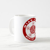 WING TSUN –  MARTIAL ARTS KAFFEETASSE (Vorderseite Links)