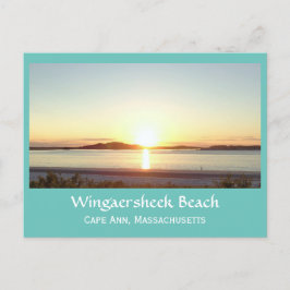 Wingaersheek Beach Sunset Postkarte