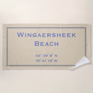 Wingaersheek Strand-Länge-/Breite-Badetuch Strandtuch