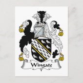 Wingate Familienwappen Postkarte (Vorderseite)