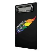 Wingaydium Lesbiosa - Funny LGBTQ+ Magic Pub Mini Klemmbrett (Gewinkelt2)