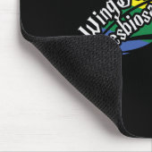 Wingaydium Lesbiosa - Funny LGBTQ+ Magic Pub Mousepad (Ecke)