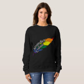 Wingaydium Lesbiosa Hörgerätegewerbe Gays für Stol Sweatshirt (Vorne ganz)