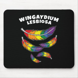 Wingaydium Lesbiosa _ LGBTQ Unterstützung für Schw Mousepad