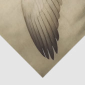 Winged Angel Bicycle Garden Vintage Decoupage Seidenpapier (Ausschnitt)