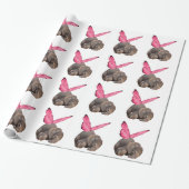 Winged Baby Elephant Wrapping Paper Geschenkpapier (Ungerollt)