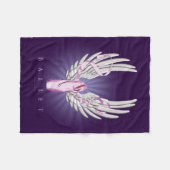Winged Ballet Fleecedecke (Vorderseite (Horizontal))