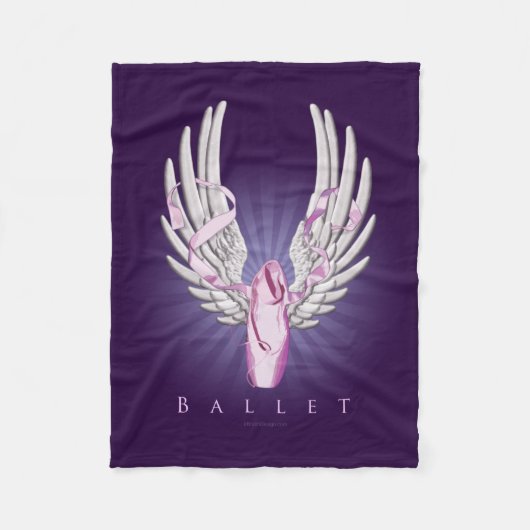 Winged Ballet Fleecedecke (Vorderseite)
