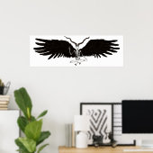 Winged Baphomet Poster (Heimbüro)